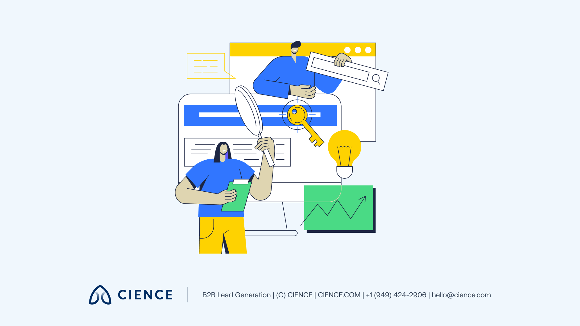 B2B marketer reviewing domain authority and backlink metrics on a laptop to measure link building results